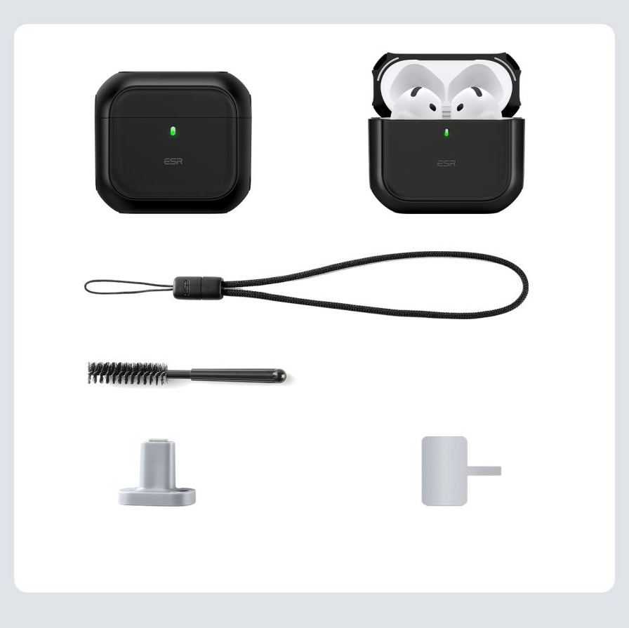 Etui ESR Orbit HaloLock MagSafe do Apple AirPods 4, czarne